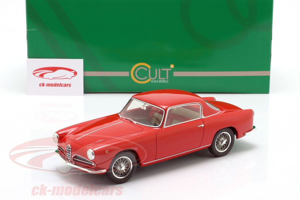 Alfa Romeo 1900 CSS Touring Coupe Year 1955 red 1:18 Cult Scale
