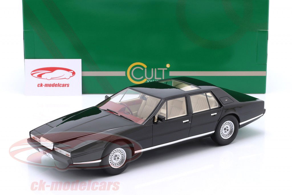 Aston Martin Lagonda Byggeår 1985 sort 1:18 Cult Scale