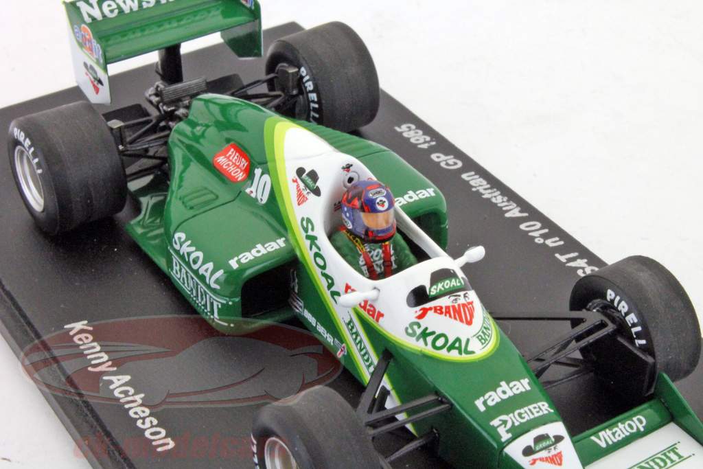 K.艾奇逊RAM S4T＃10大奖赛奥地利一级方程式赛车1985 1:43星火