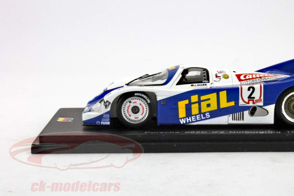Porsche 962C º 2 Supercup Nurburgring Jochen Mass 1:43 faísca