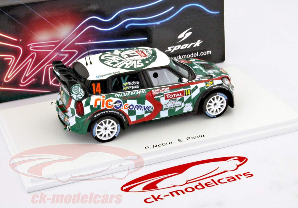 ミニジョン·クーパーは2012ノブレ中、第14位モンテカルロラリー、ポーラ1時43スパークワークス