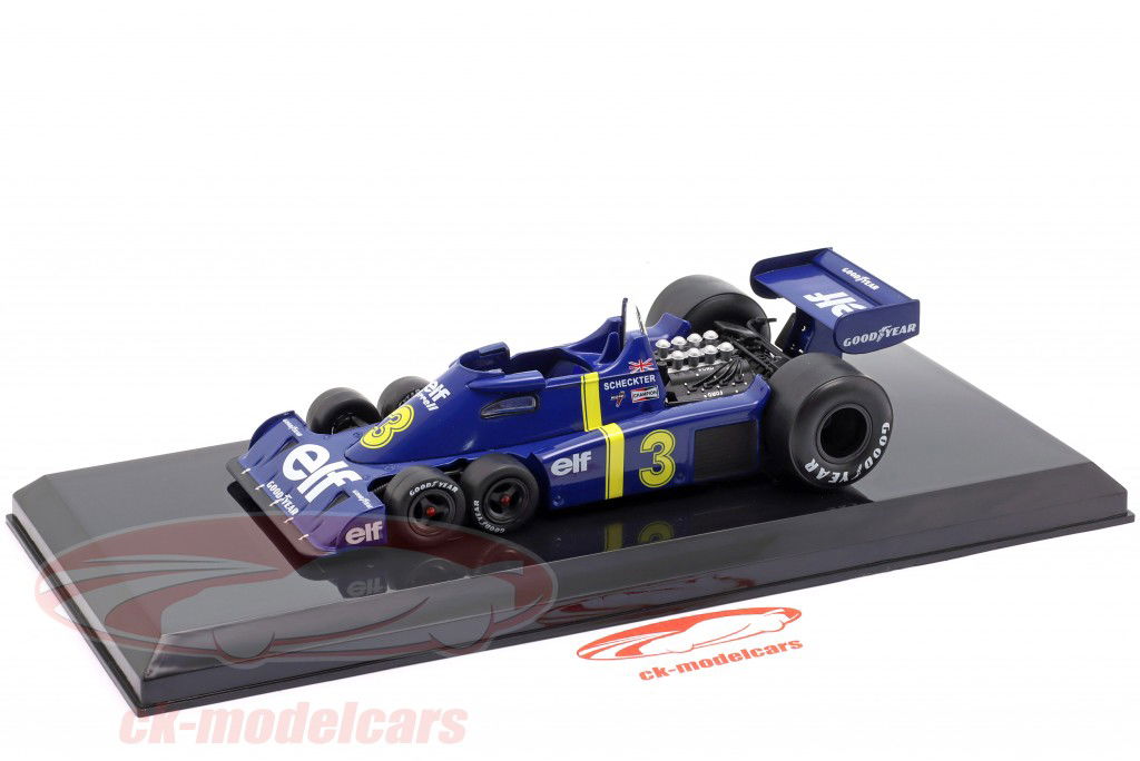 Jody Scheckter Tyrrell P34 #3 formule 1 1976 1:24 Premium Collectibles