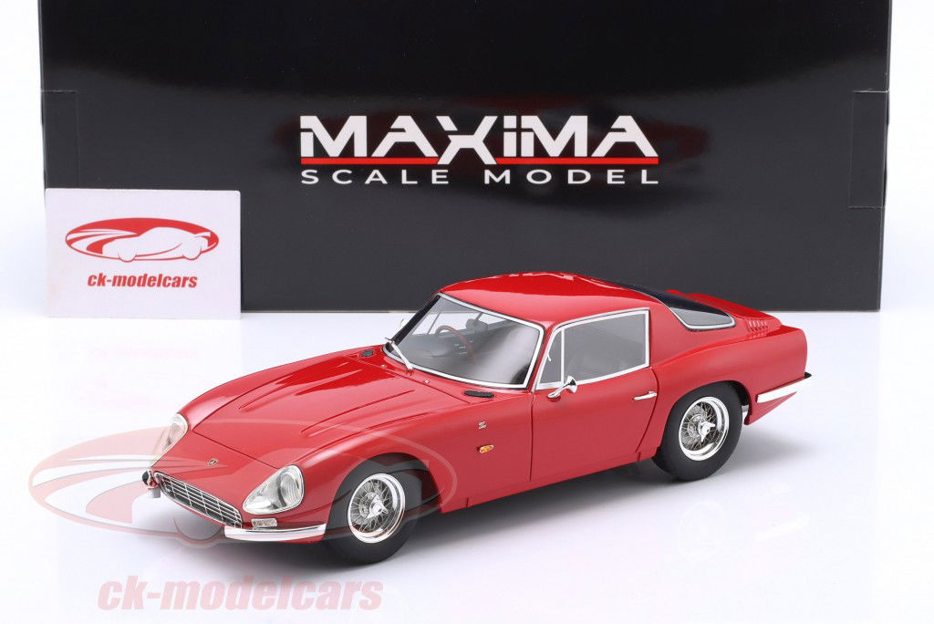 Lamborghini 3500 GT Zagato RHD Byggeår 1965 rød 1:18 MAXIMA