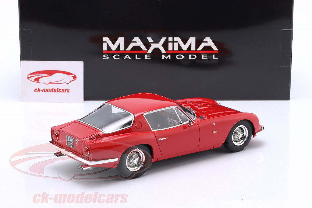 Lamborghini 3500 GT Zagato RHD Byggeår 1965 rød 1:18 MAXIMA