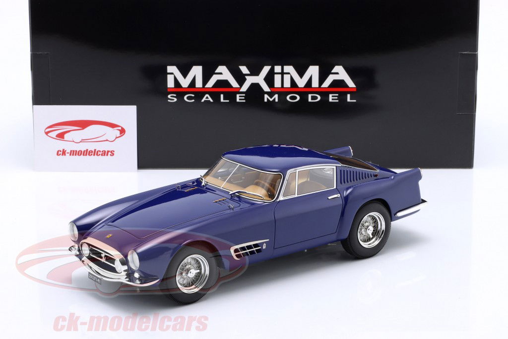 Ferrari 250 Europa GT Berlinetta S2 TDF Speciale Baujahr 1955 blau 1:18 MAXIMA