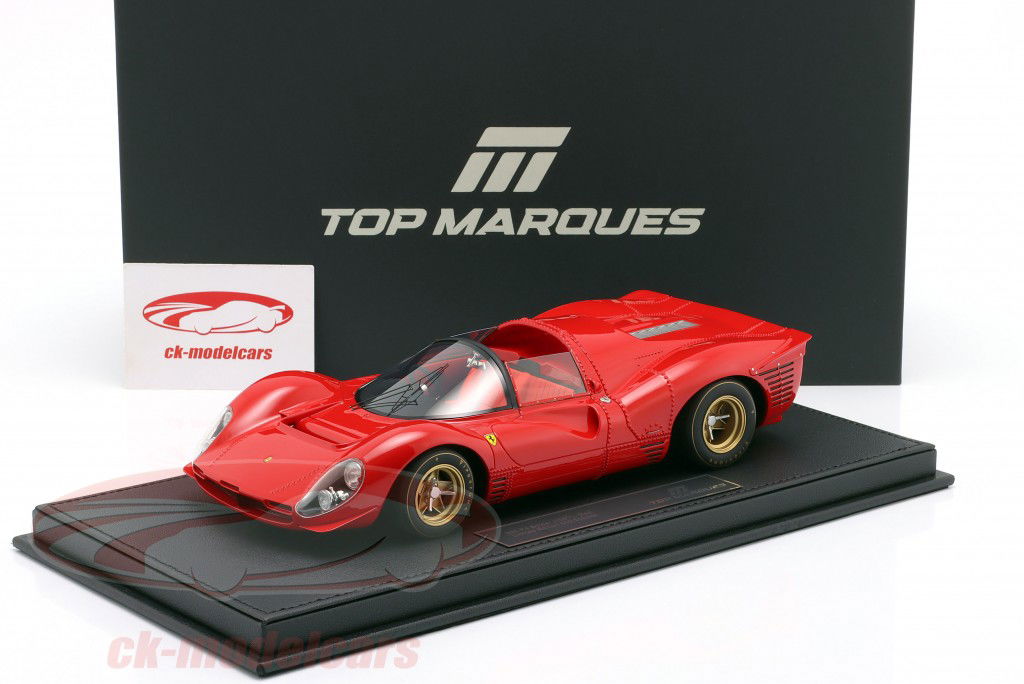 Ferrari 330 P4 Spyder Straßenversion 1967 rot 1:18 TopMarques