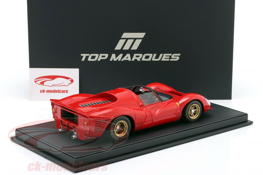 Ferrari 330 P4 Spyder Straßenversion 1967 rot 1:18 TopMarques