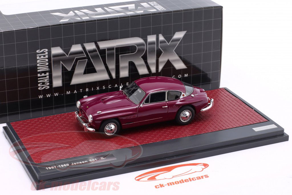 Jensen 541R Byggeår 1957-1961 lilla 1:43 Matrix