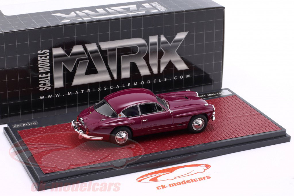 Jensen 541R Año de construcción 1957-1961 púrpura 1:43 Matrix