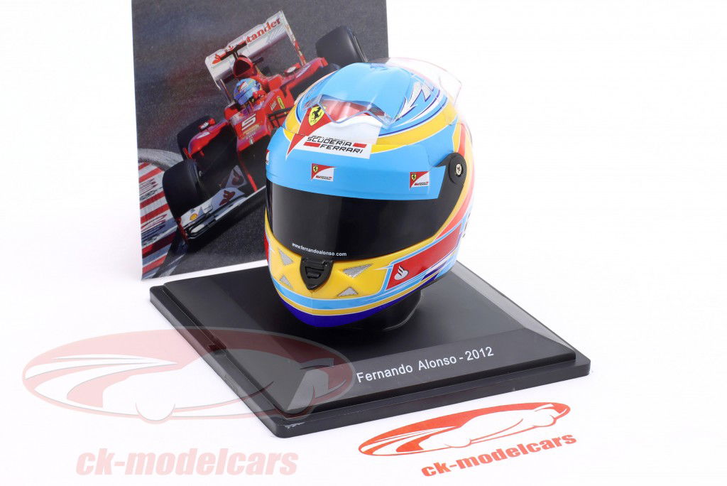 Fernando Alonso #5 Scuderia Ferrari formule 1 2012 helm 1:5 Spark Editions