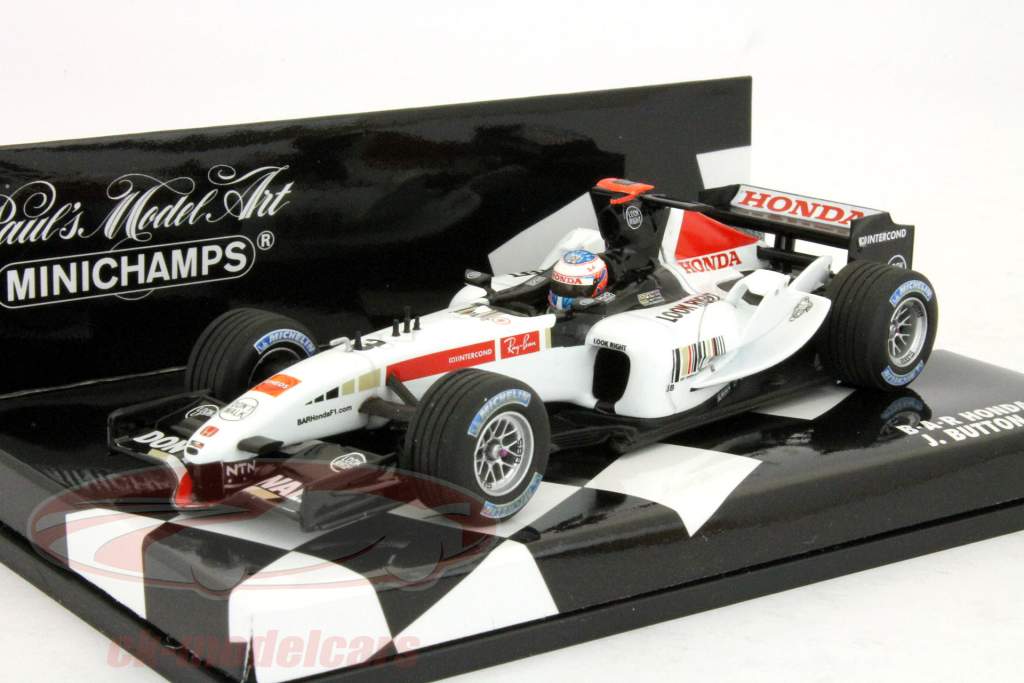 Jenson Button BAR 007 #3 формула 1 2005 1:43 Minichamps