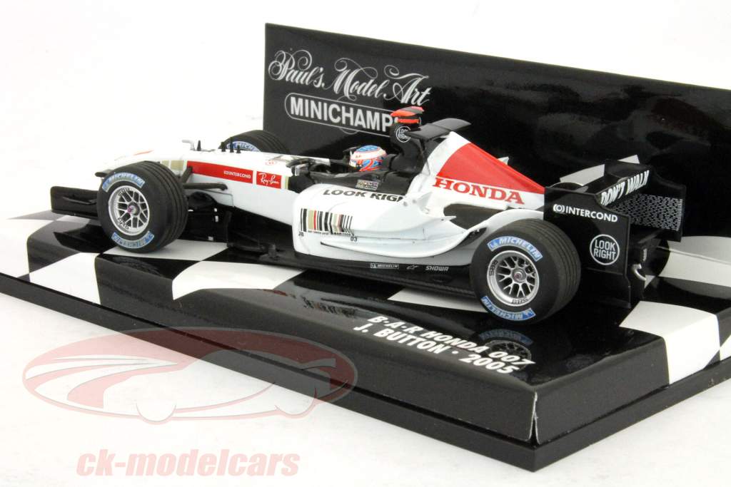 Jenson Button BAR 007 #3 формула 1 2005 1:43 Minichamps
