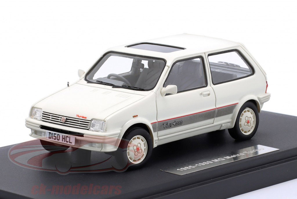 MG Metro Turbo Année de construction 1985-1989 blanc 1:43 Matrix