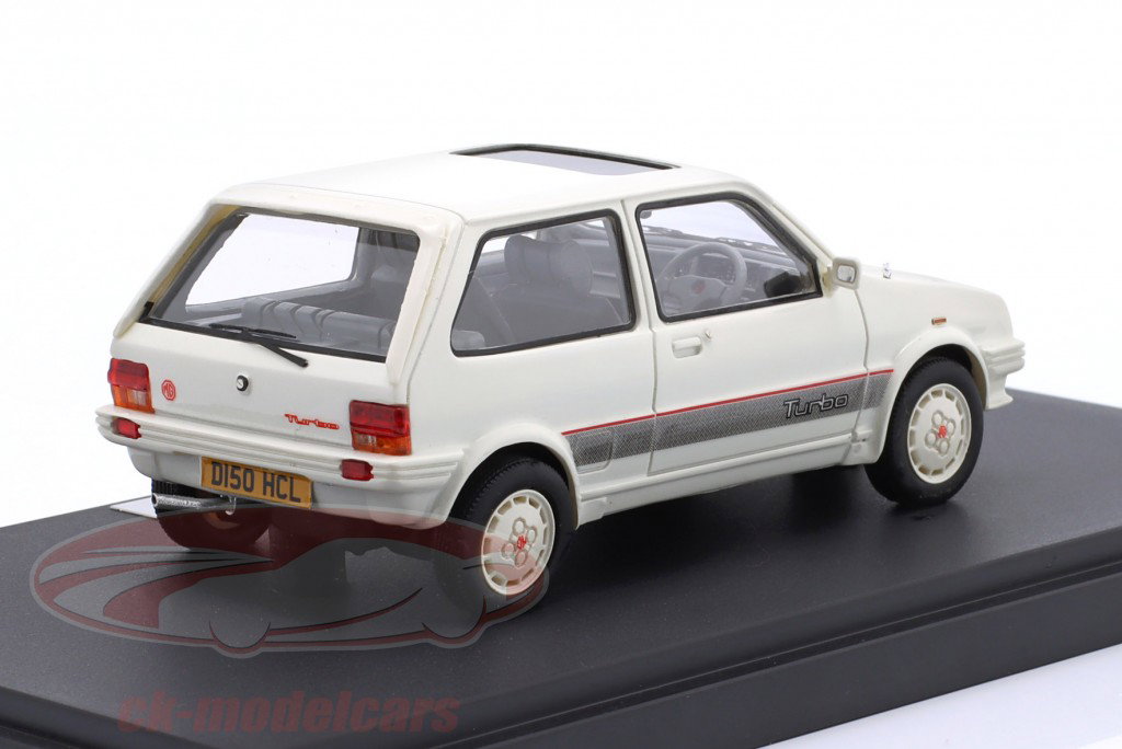 MG Metro Turbo Année de construction 1985-1989 blanc 1:43 Matrix