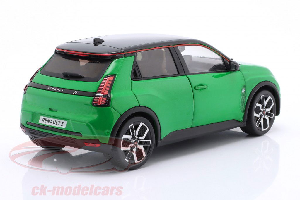 Renault 5 E-Tech Année de construction 2024 vert pop 1:18 Solido