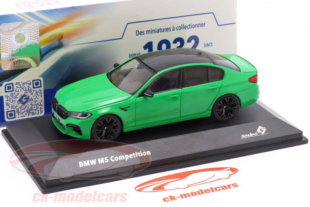 BMW M5 (F90) Competition Ano de construção 2022 sinal verde 1:43 Solido