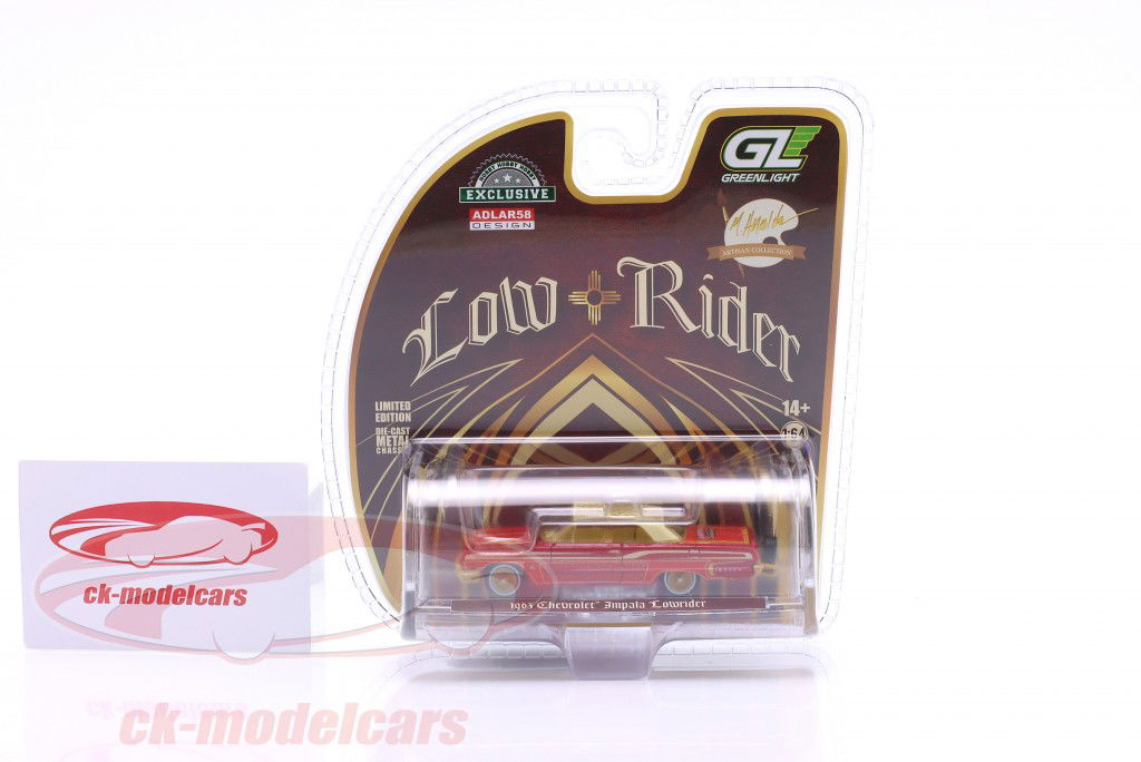 Chevrolet Impala Lowrider 1963 Michael Heralda rose 1:64 Greenlight