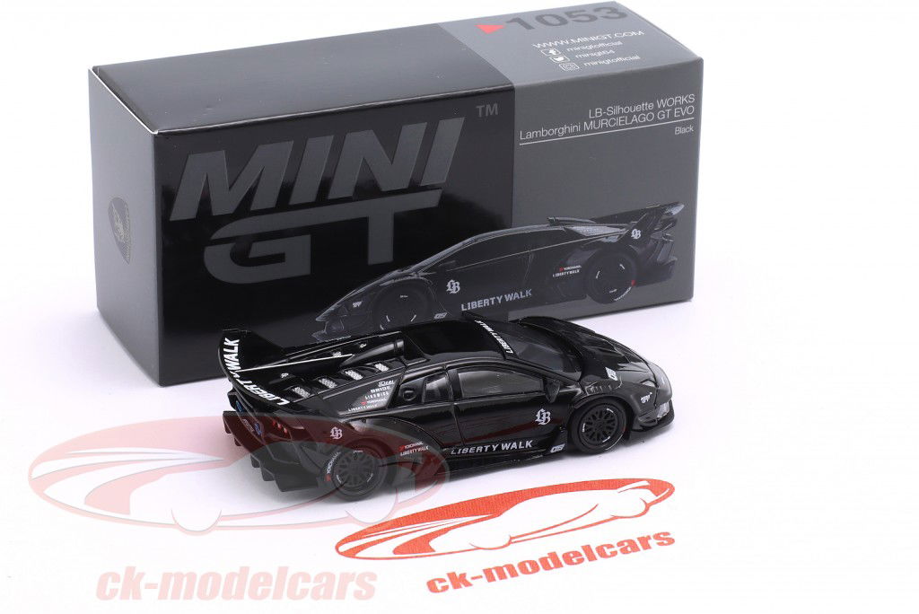 Lamborghini Murcielago GT EVO Year 2024 LB-Silhouette black 1:64 TrueSclae