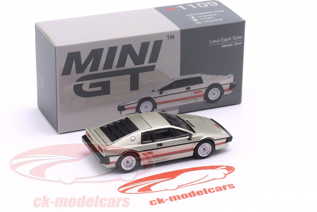 Lotus Esprit Turbo Année de construction 1980 argent métallique 1:64 TrueScale