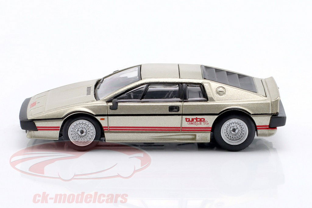 Lotus Esprit Turbo Année de construction 1980 argent métallique 1:64 TrueScale