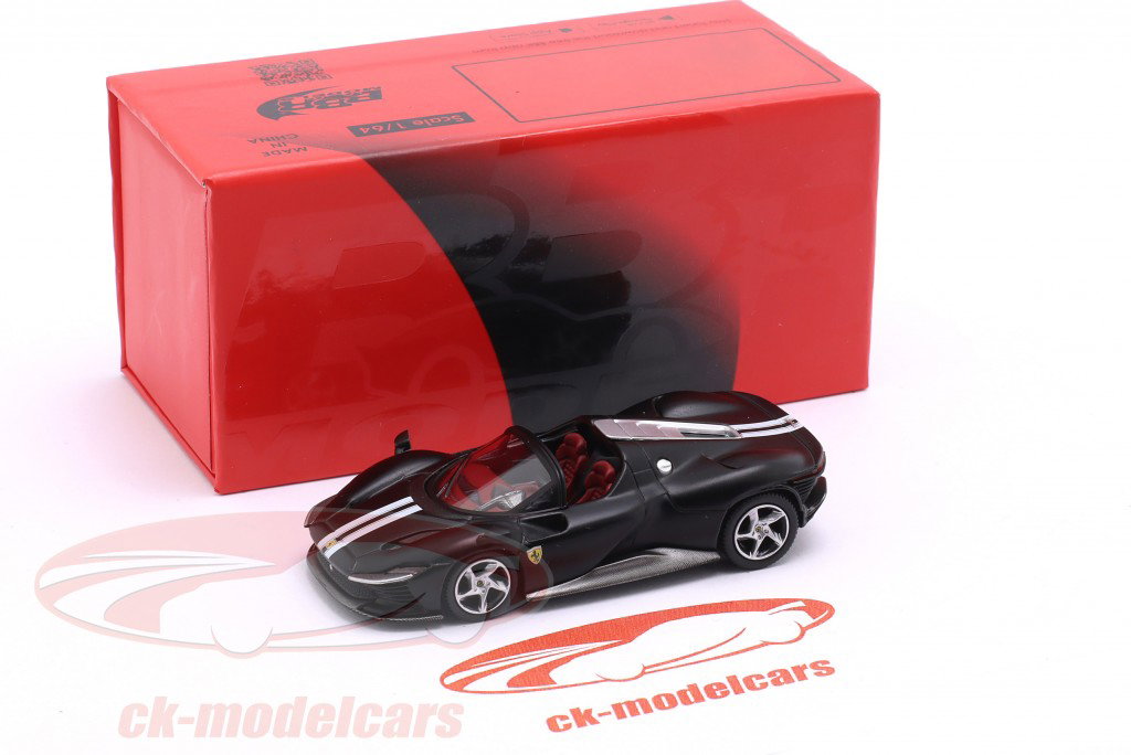 Ferrari Daytona SP3 Ano de construção 2024 preto fosco 1:64 BBR