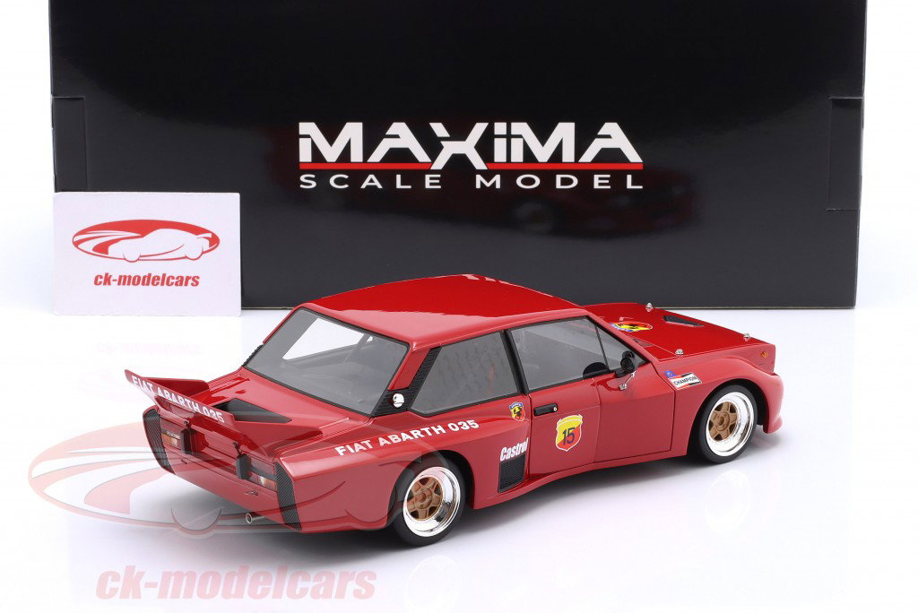 Fiat Abarth 131 SE035 Turbo Volumetrico Competizione #15 1979 rouge 1:18 MAXIMA