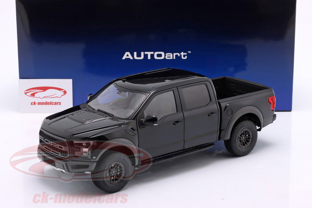 Ford F-150 Raptor Supercrew Año de construcción 2019 ágata negra 1:18 AUTOart
