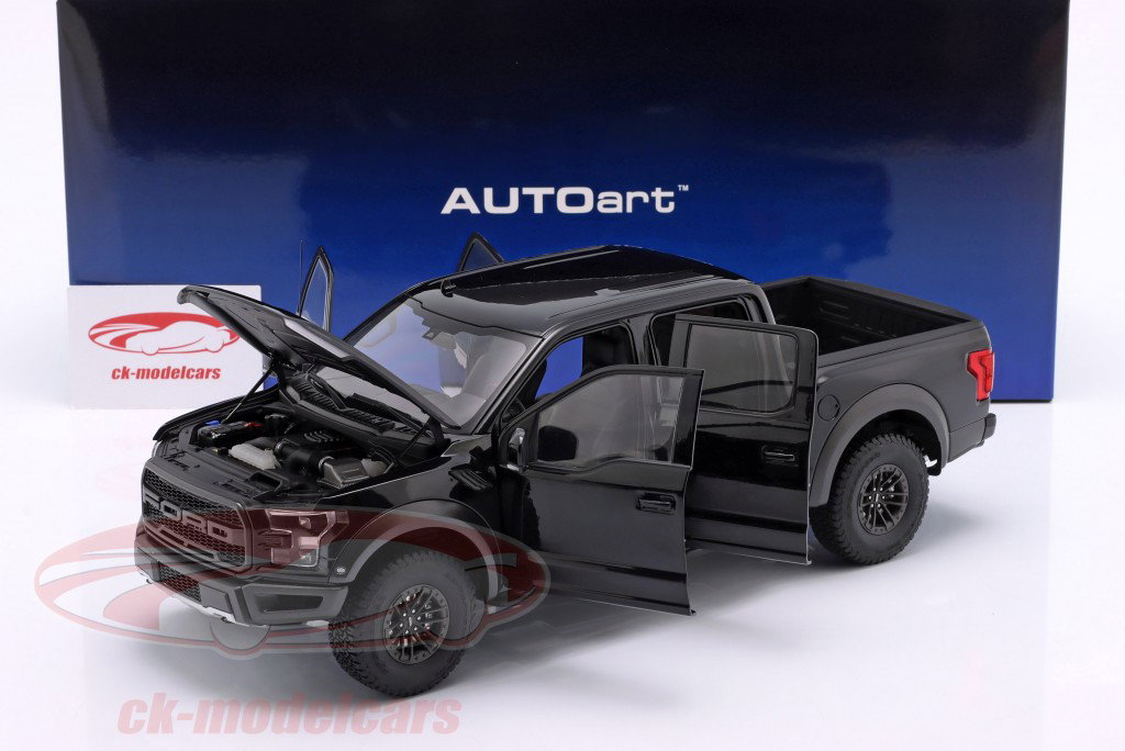 Ford F-150 Raptor Supercrew Año de construcción 2019 ágata negra 1:18 AUTOart