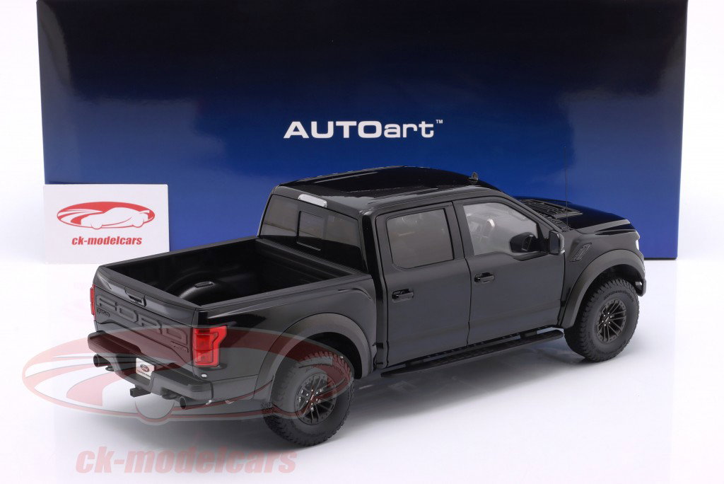 Ford F-150 Raptor Supercrew Año de construcción 2019 ágata negra 1:18 AUTOart