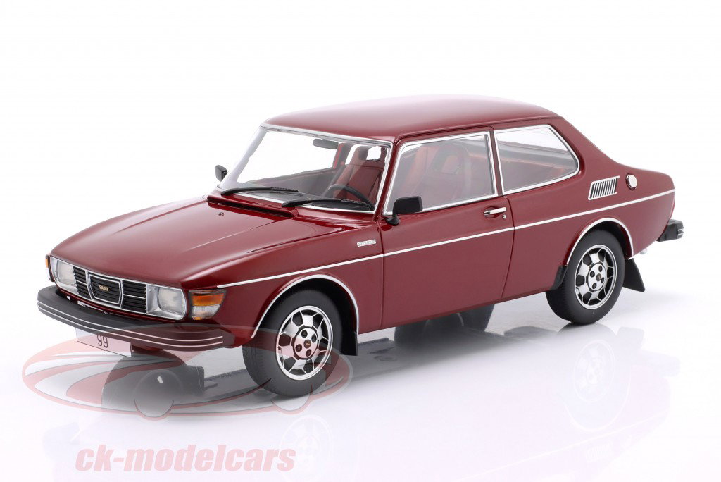 Saab 99 EMS Année de construction 1977 rouge foncé 1:18 ModelCar Group