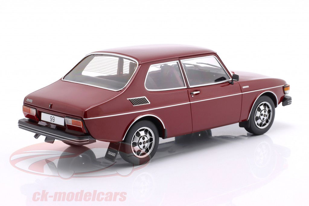 Saab 99 EMS Année de construction 1977 rouge foncé 1:18 ModelCar Group