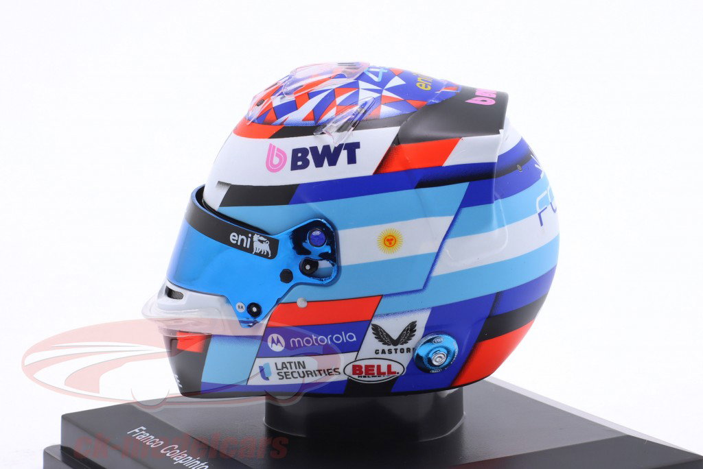 Franco Colapinto #43 BWT Alpine F1 Team 式 1 2025 ヘルメット 1:5 Spark