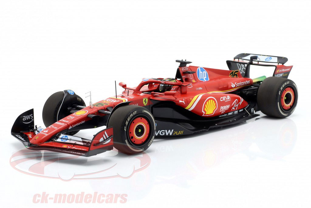 Charles Leclerc Ferrari SF-24 #16 Winner Italy GP Formula 1 2024 1:18 BBR