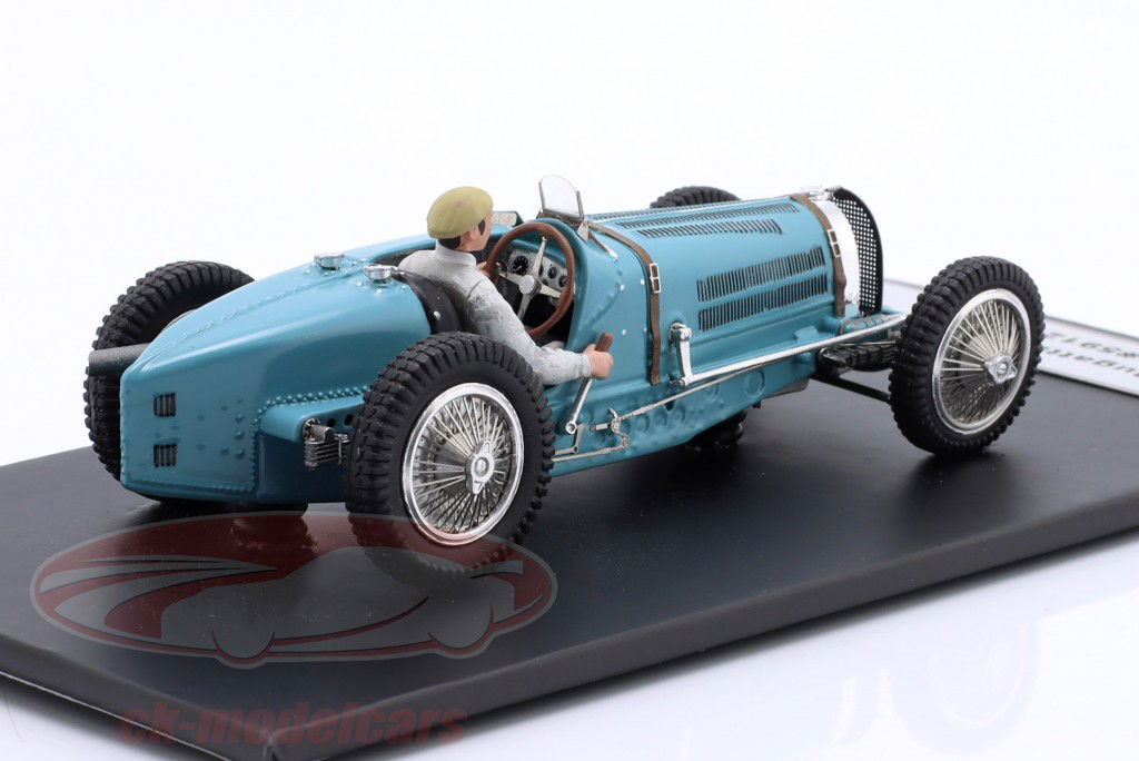 Bugatti T59 year 1934 light blue 1:43 LeMansMiniatures