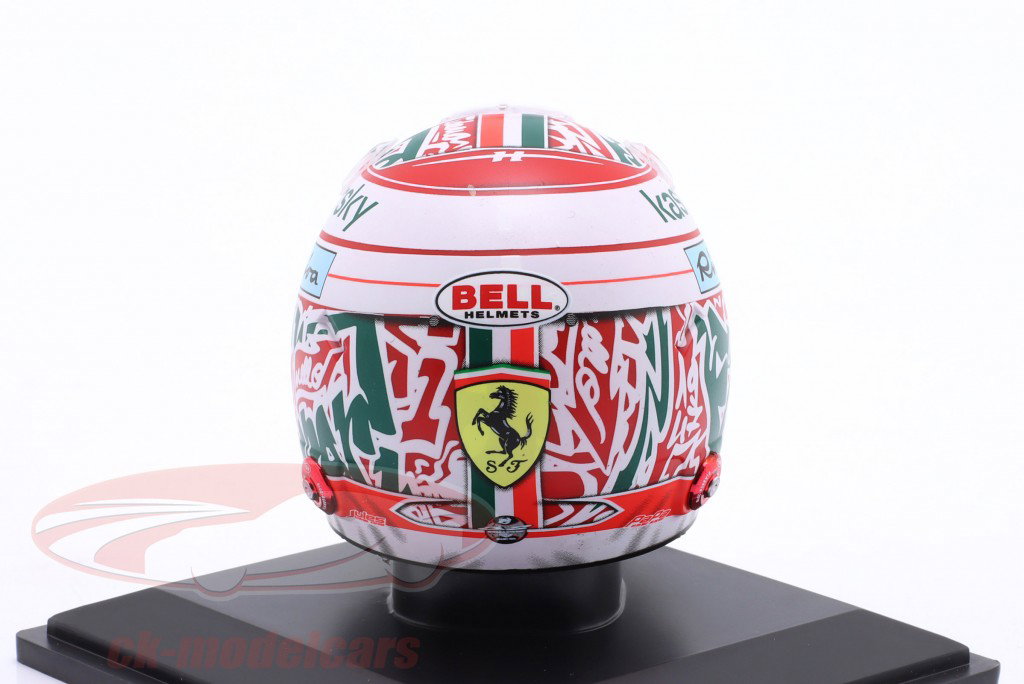 C. Leclerc Ferrari #16 4e Emilia-Romagna GP formule 1 2021 helm 1:5 Spark Editions