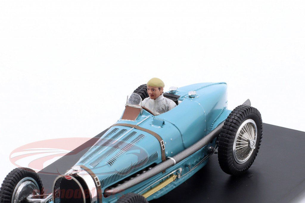 Bugatti T59 year 1934 light blue 1:43 LeMansMiniatures