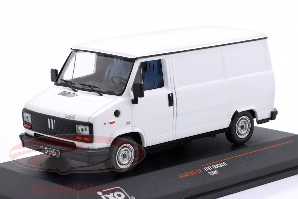 Fiat Ducato Année de construction 1982 blanc 1:43 Ixo