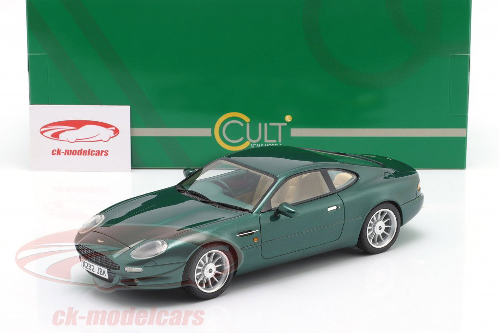 Aston Martin DB7 Byggeår 1993-1999 buckinghamshire grøn 1:18 Cult Scale