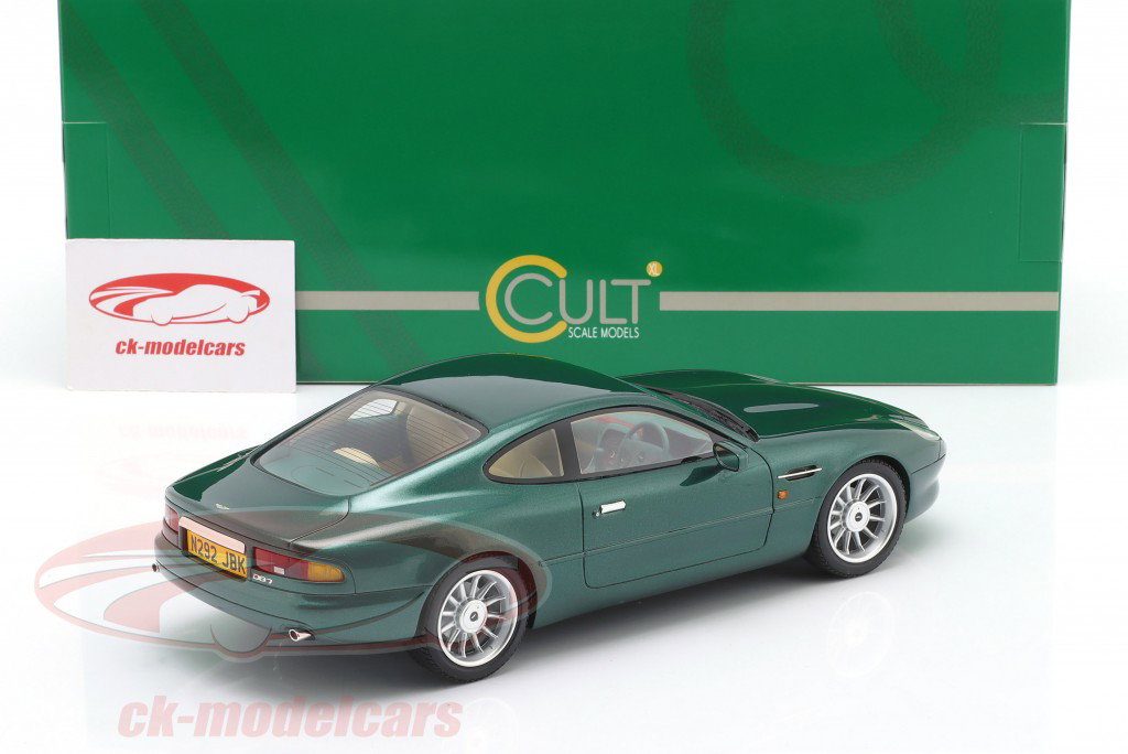 Aston Martin DB7 Byggeår 1993-1999 buckinghamshire grøn 1:18 Cult Scale