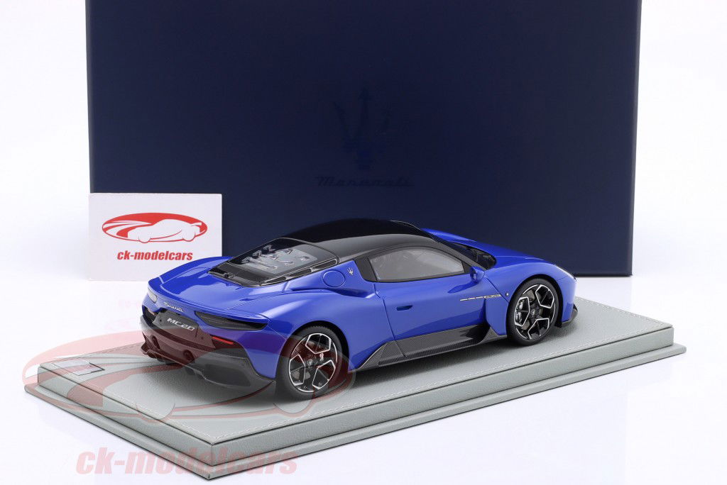 Maserati MC20 Année de construction 2020 bleu 1:18 BBR