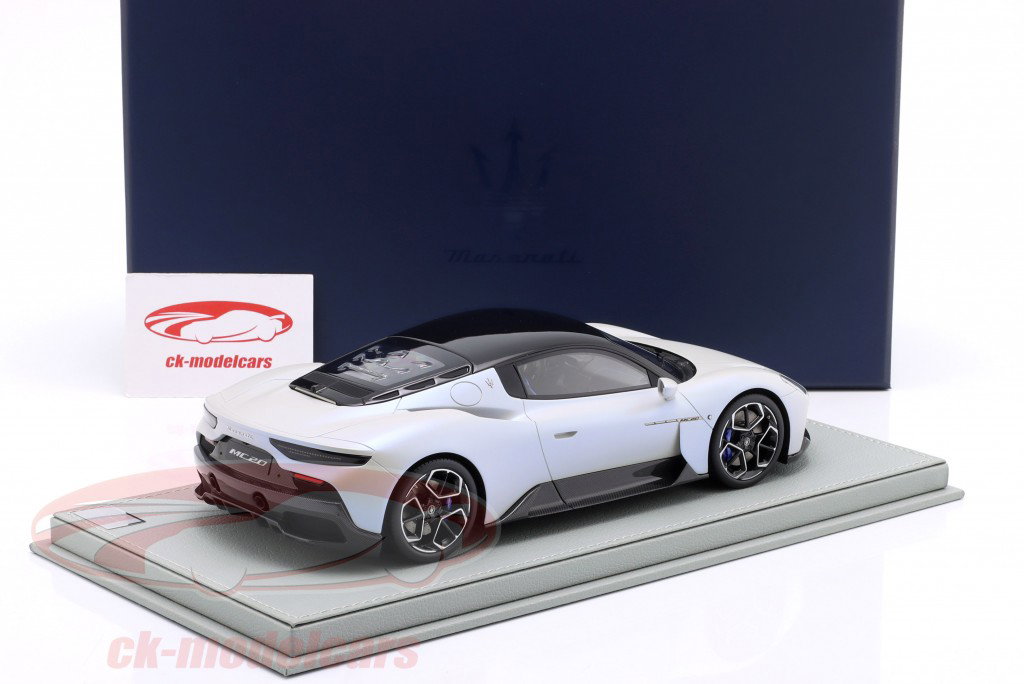 Maserati MC20 Année de construction 2020 blanc 1:18 BBR