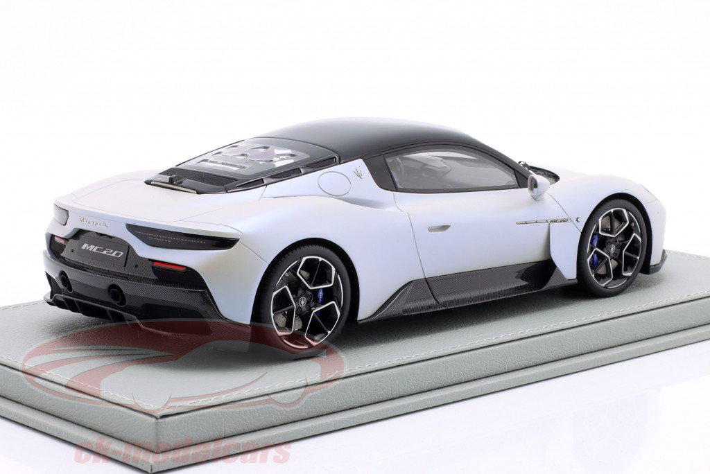 Maserati MC20 Année de construction 2020 blanc 1:18 BBR