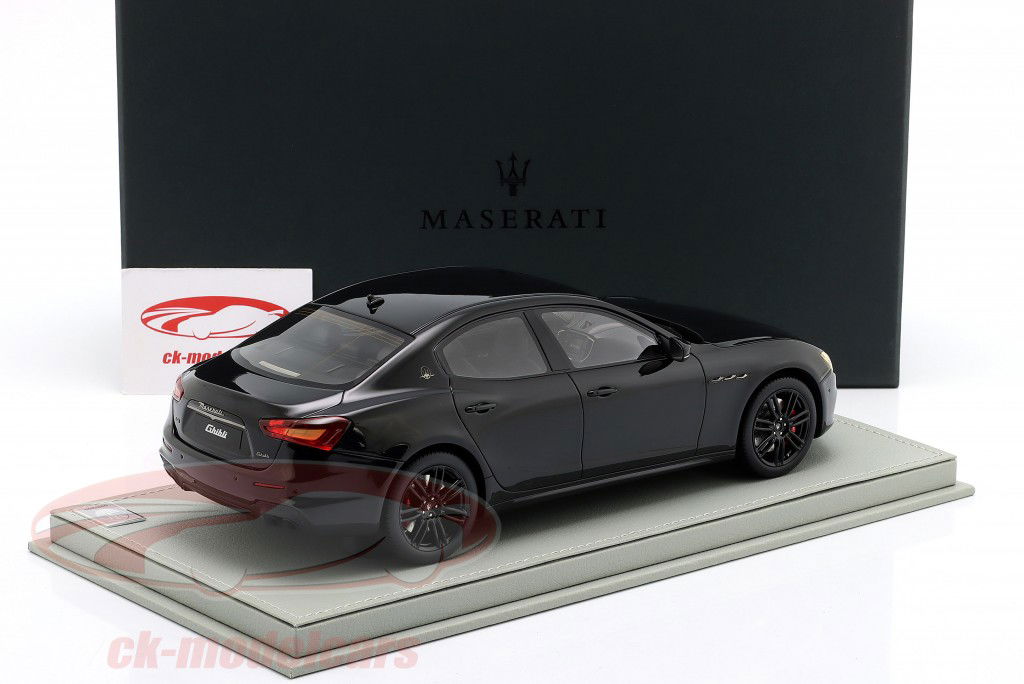 Maserati Ghibli Année de construction 2019 noir 1:18 BBR