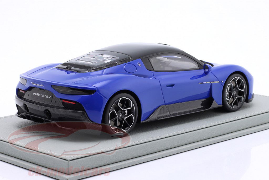 Maserati MC20 Année de construction 2020 bleu 1:18 BBR