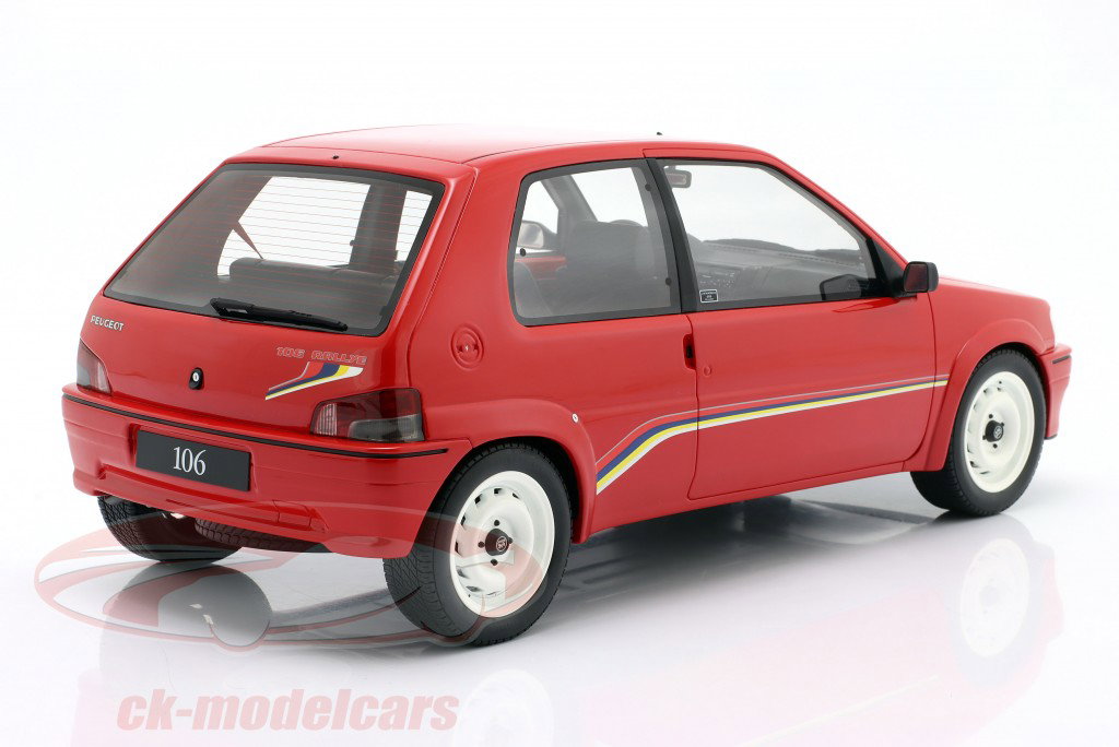 Peugeot 106 Ph.1 Year of construction 1993 Rallye red 1:12 OttOmobile