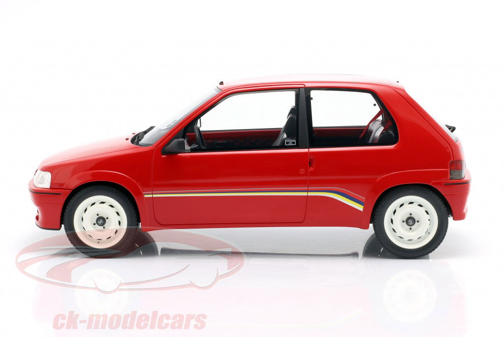 Peugeot 106 Ph.1 Year of construction 1993 Rallye red 1:12 OttOmobile