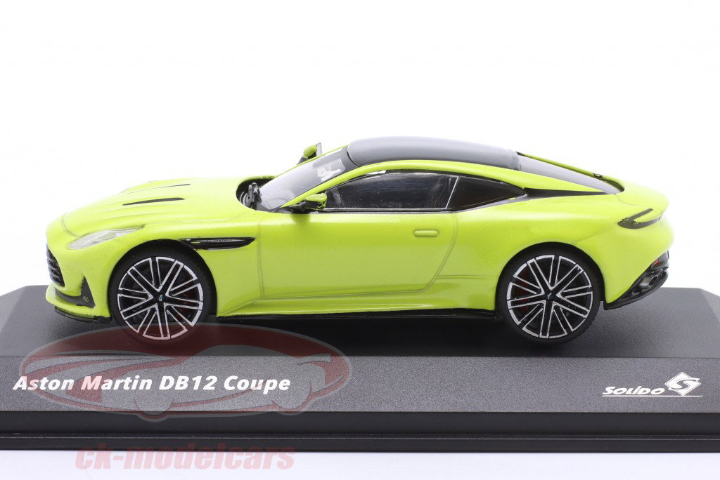 Aston Martin DB12 Coupe Année de construction 2023 lime essence 1:43 Solido