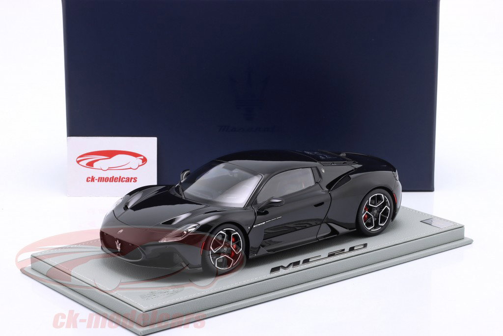 Maserati MC20 Année de construction 2020 Énigme noir 1:18 BBR