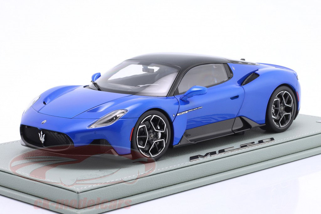 Maserati MC20 year 2020 infinito blue / black 1:18 BBR