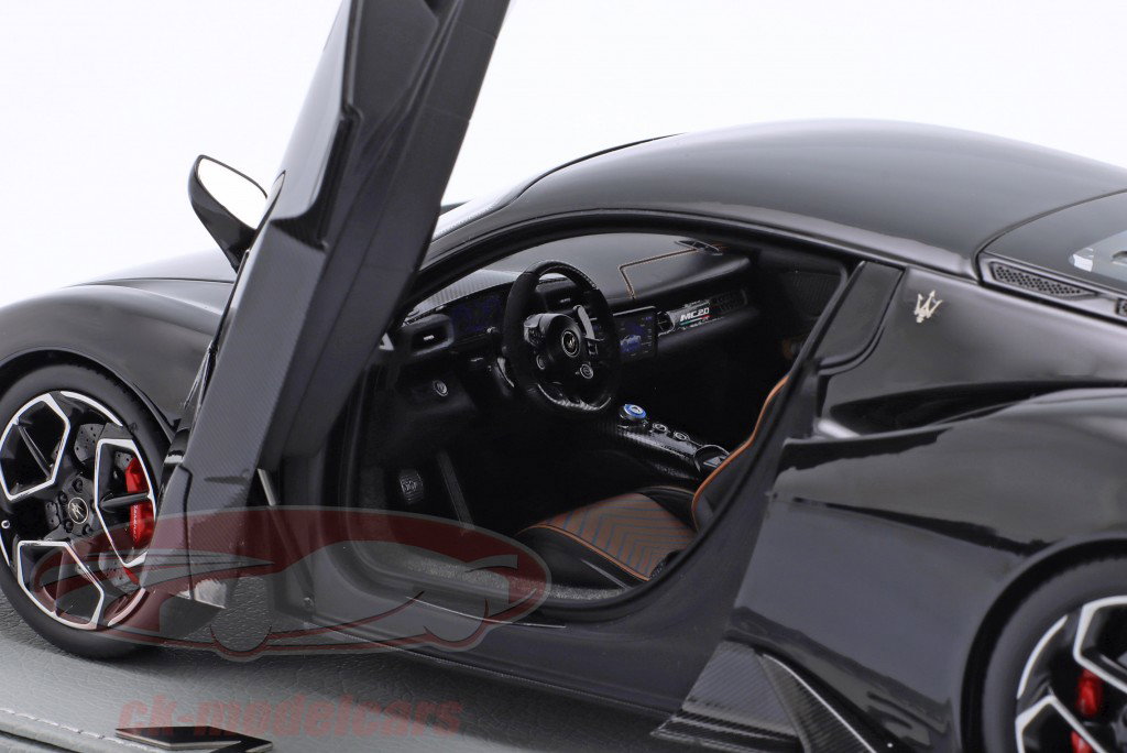 Maserati MC20 year 2020 enigma black 1:18 BBR
